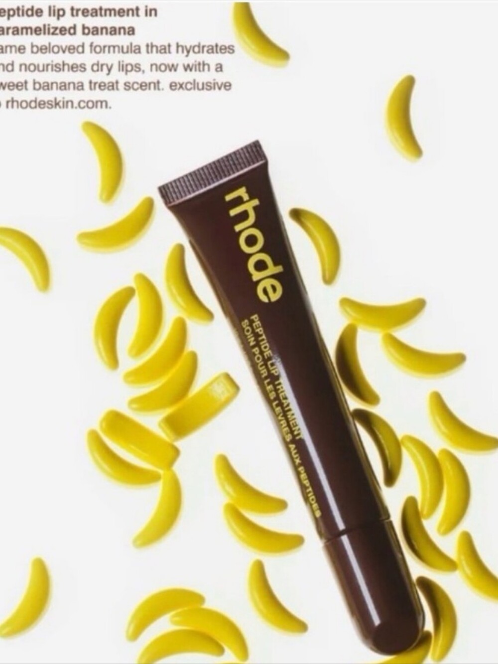 Rhode Peptide Lip Treatment- Caramelized Banana limited-edition W Justin Bieber